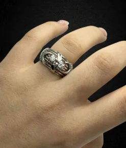 Bague bombée 