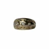 Bague Bombée or jaune et diamants