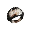 Bague Boule Diamants, Or Blanc