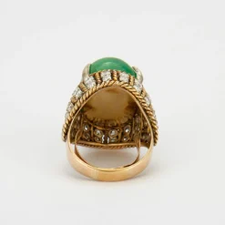 Bague Boule Emeraude