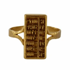 Bague boulier Or jaune