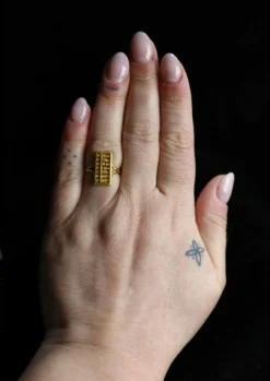 Bague boulier Or jaune