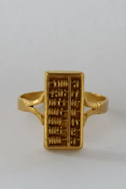 Bague boulier Or jaune