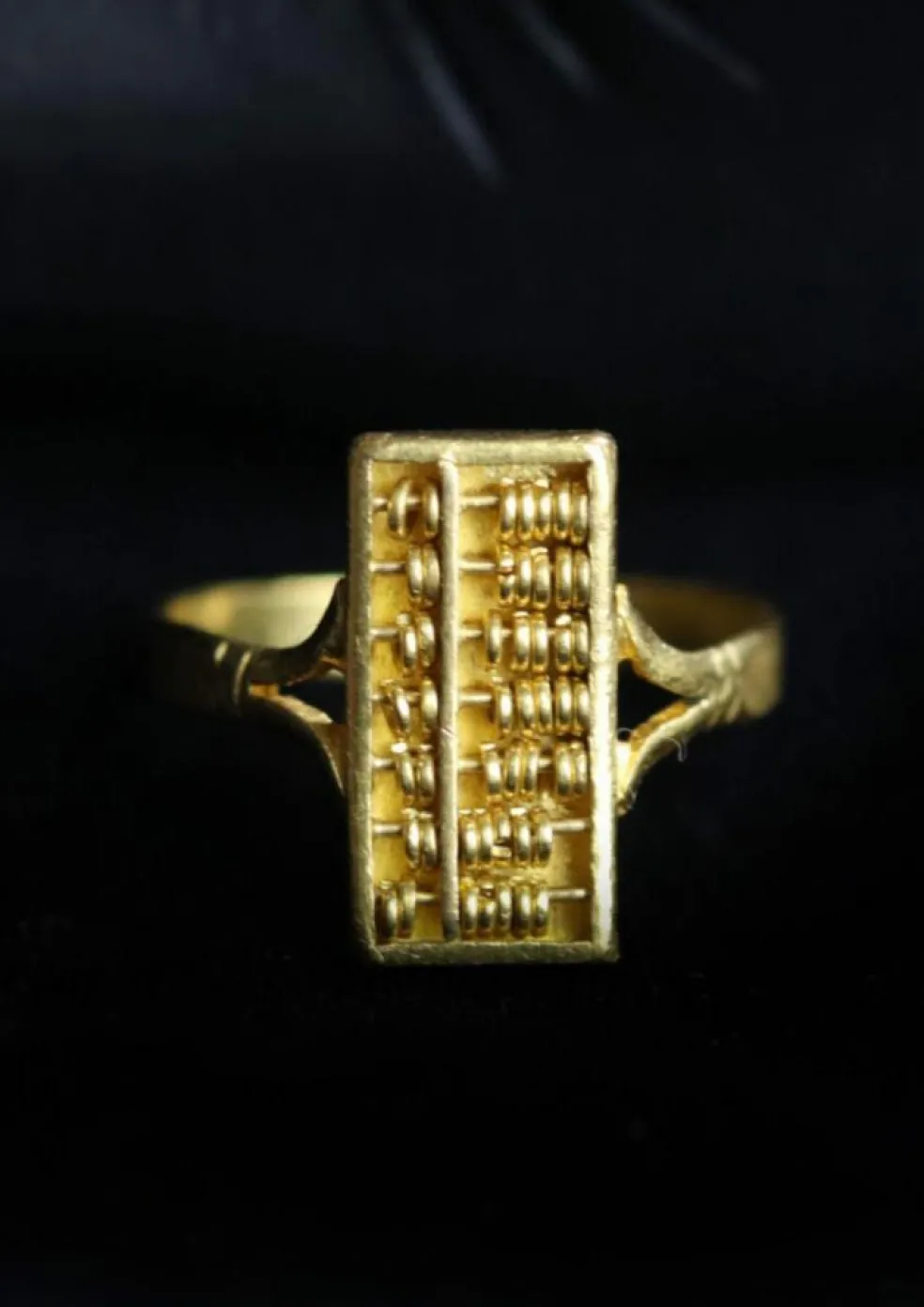 Bague boulier Or jaune