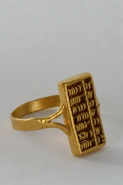 Bague boulier Or jaune