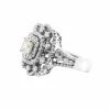Bague Brillant Princesse Or Blanc et Diamant