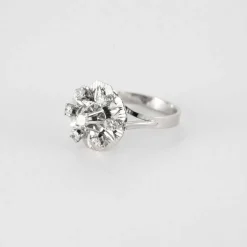 Bague brillants or blanc diamants