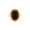 Bague Cabochon Améthyste Or Jaune