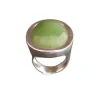 Bague cabochon de Jade