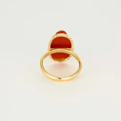 Bague Camée Corail