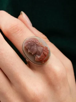 Bague Camée d'Agate, Empereur Romain