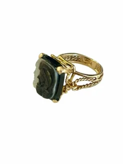 Bague Camée Deux Profils