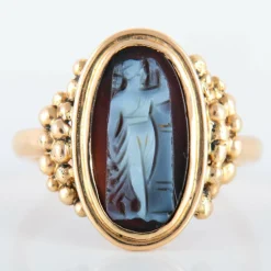 Bague Camée sur onyx