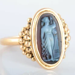Bague Camée sur onyx