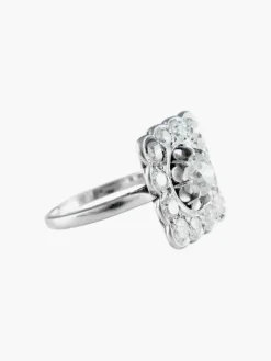 Bague Carrée Diamants
