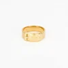 Bague ceinture en or