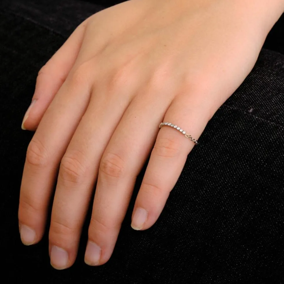 Bague Chaîne diamants