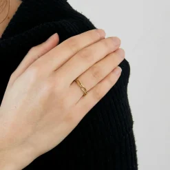 Bague chaîne or