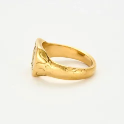 Bague Chevalière ancienne or jaune