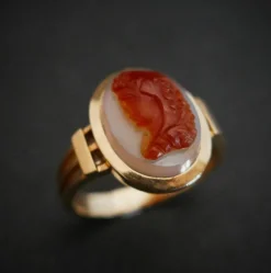 Bague Chevalière Camée