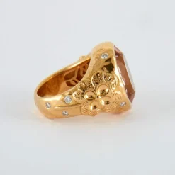 Bague Chevalière Coeur