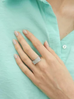 Bague Chevalière Diamants