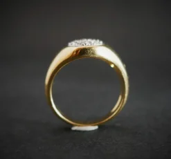 Bague Chevalière Diamants