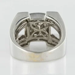 Bague chevalière Diamants