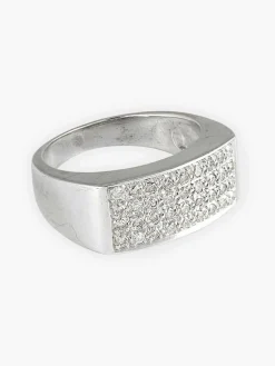 Bague Chevalière Diamants