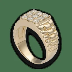 Bague Chevalière diamants 1,00 Ct