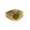 Bague chevalière en or jaune