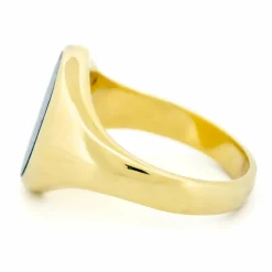 Bague chevalière lapis-lazuli