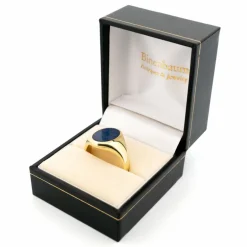 Bague chevalière lapis-lazuli