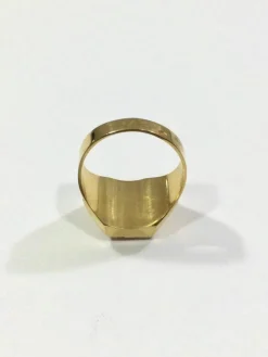 Bague Chevalière Or monogrammée EH