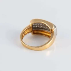 Bague Chevalière pavage 30 Diamants