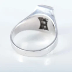 Bague Chevalière pavage Diamants