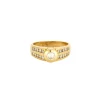 Bague Chevalière Solitaire