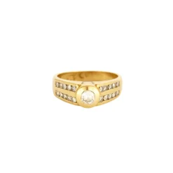 Bague Chevalière Solitaire