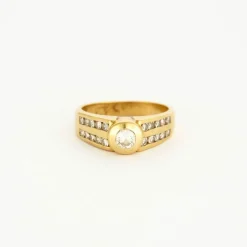 Bague Chevalière Solitaire