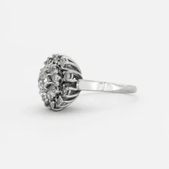Bague Chou diamants or gris