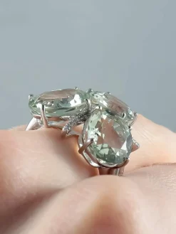bague Chrysobéryls et Diamants