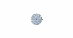 Bague Cible Ronde Art Deco Diamants 1,60 Cts
