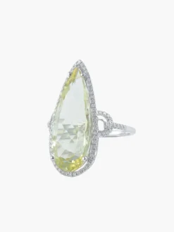 Bague Citrine Amande