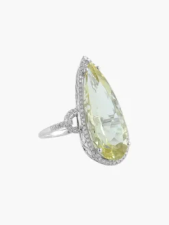 Bague Citrine Amande