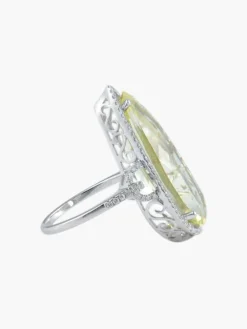 Bague Citrine Amande
