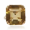 Bague citrine et or vintage