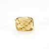 BAGUE CITRINE OR JAUNE