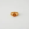 BAGUE CITRINE OR JAUNE