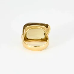 BAGUE CITRINE OR JAUNE
