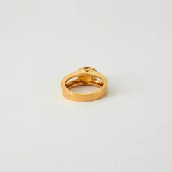 BAGUE CITRINE OR JAUNE